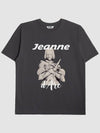 UNISEX Joan of Arc graphic short sleeve t shirt CHARCOAL - KLOR - BALAAN 2