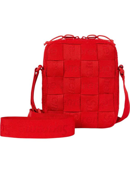 Woven Shoulder Bag Red - SUPREME - BALAAN 2