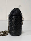 Direx mini cross bag black champagne gold bucket woc 31st unit - CHANEL - BALAAN 3