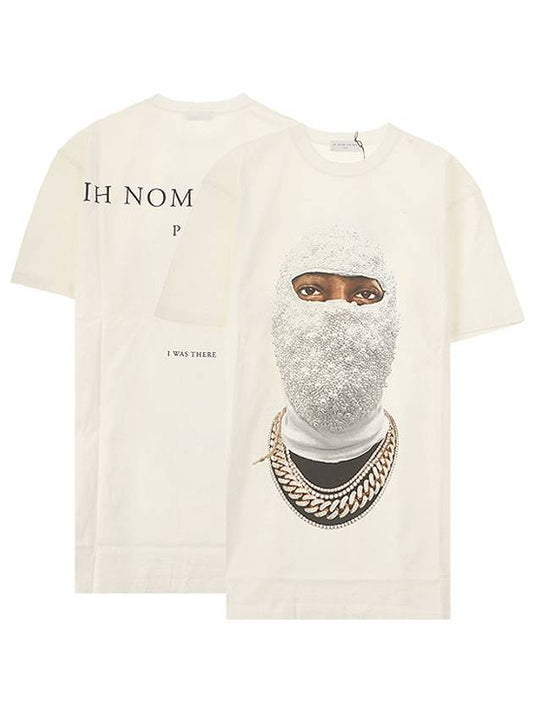 20SS NUS20231 081 Future Archive Printing Short Sleeve T-Shirt White Men's T-Shirt TR - IH NOM UH NIT - BALAAN 1