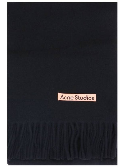 Wool Fringe Scarf Black - ACNE STUDIOS - BALAAN 2