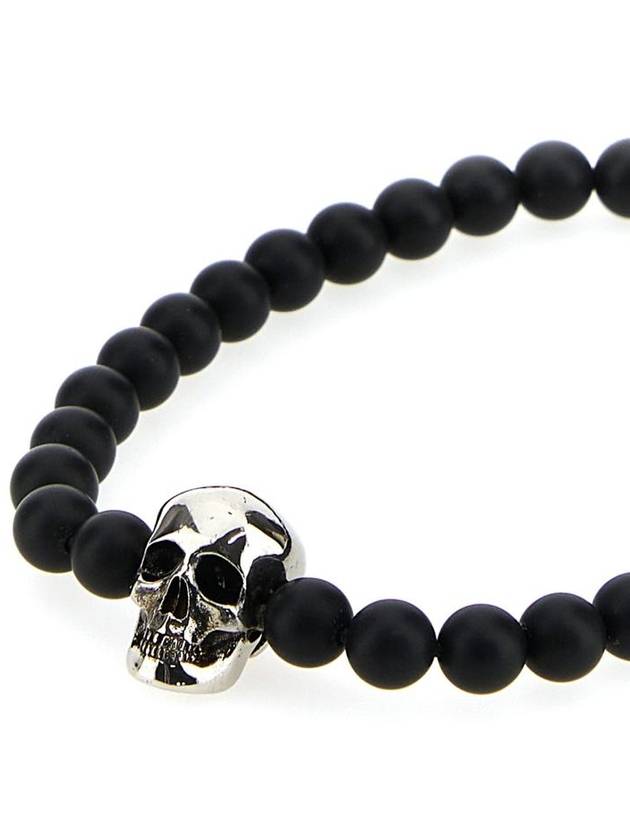 Skull Bracelet Black - ALEXANDER MCQUEEN - BALAAN 3