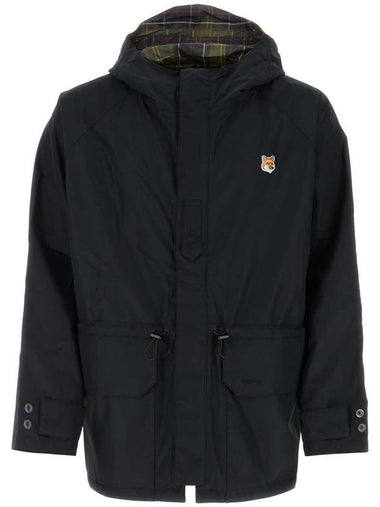 Military Reversible Jacket Hooded Jacket Black - BARBOUR - BALAAN 1