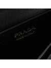 Vitello Gold Logo Saffiano Card Holder Black - PRADA - BALAAN 8