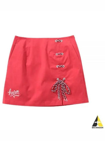 Golf Wear Women s Skirt HCW 2A AE05 RED - HORN GARMENT - BALAAN 1