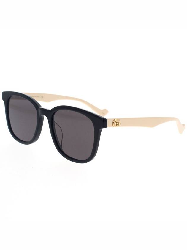 Eyewear Square Horn-Rim Sunglasses Black - GUCCI - BALAAN 3