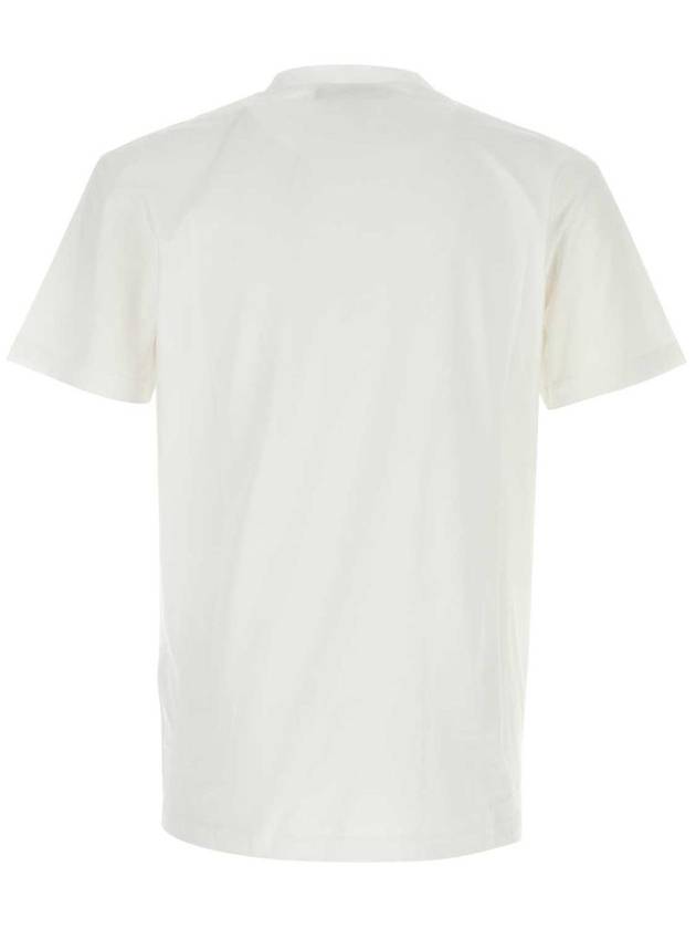 Logo Print Short Sleeve T-Shirt White - DSQUARED2 - BALAAN 3