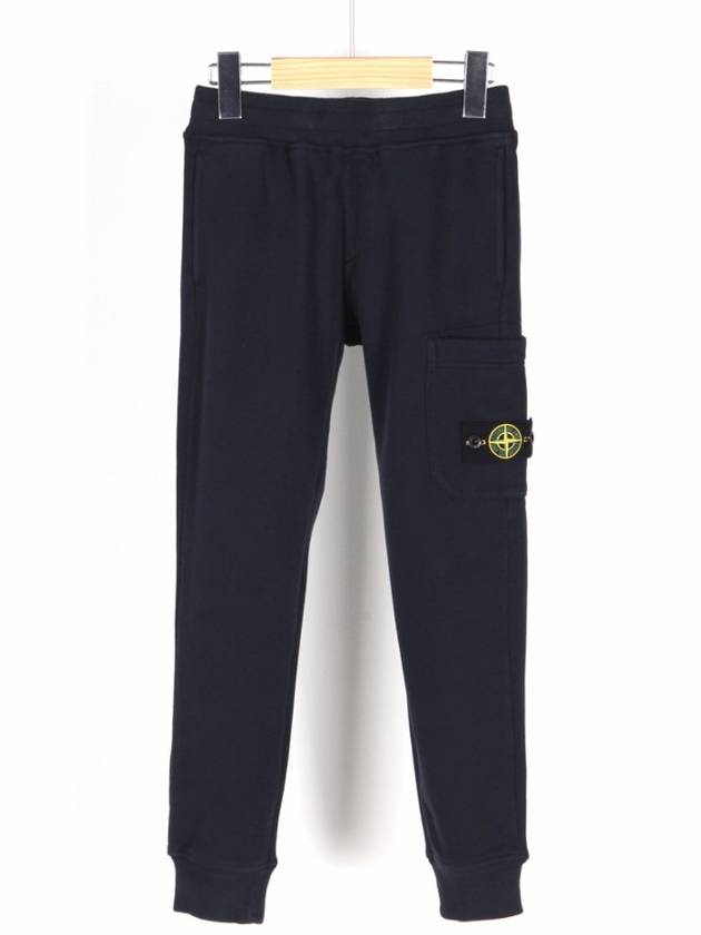 14A Kids Wappen Training Pants Navy 811661520 V0020 - STONE ISLAND - BALAAN 1