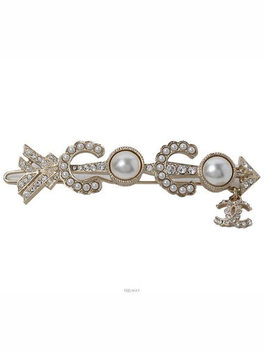 COCO pearl drop CC hairpin 72224 - CHANEL - BALAAN 1