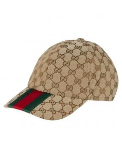 Original GG Base Ball Cap Beige Ebony - GUCCI - BALAAN 2