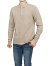 Reformed Men's Collar Long Sleeve T-Shirt MD170H STONE TAUPE - ALLSAINTS - BALAAN 4