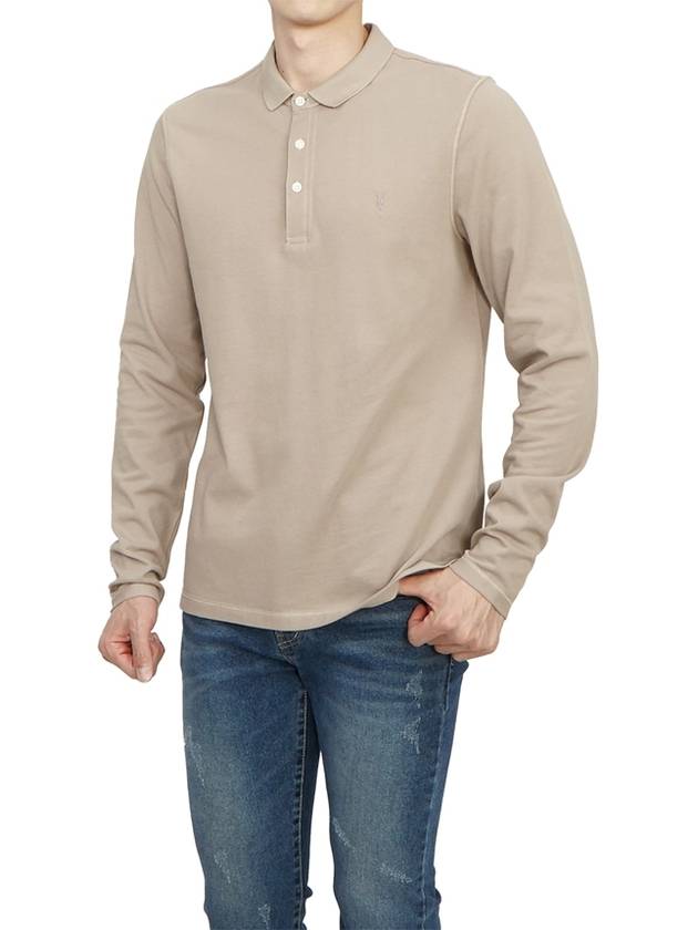 Reformed Men's Collar Long Sleeve T-Shirt MD170H STONE TAUPE - ALLSAINTS - BALAAN 4