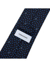 Star Print Silk Tie Black - SALVATORE FERRAGAMO - BALAAN 8