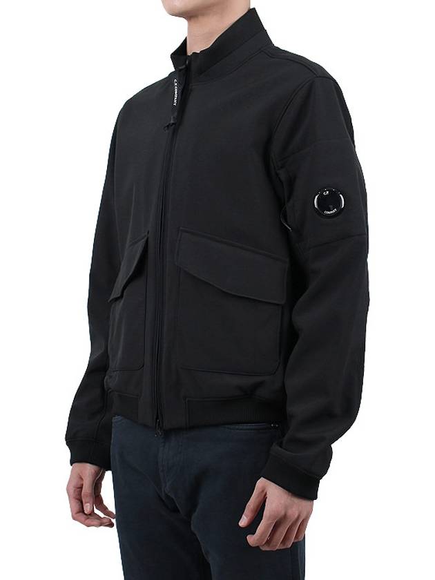 Shell-R Bomber Jacket Black - CP COMPANY - BALAAN 5