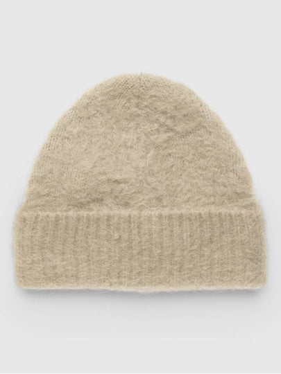 Wool Mohair Beanie Dark Beige - ACNE STUDIOS - BALAAN 2