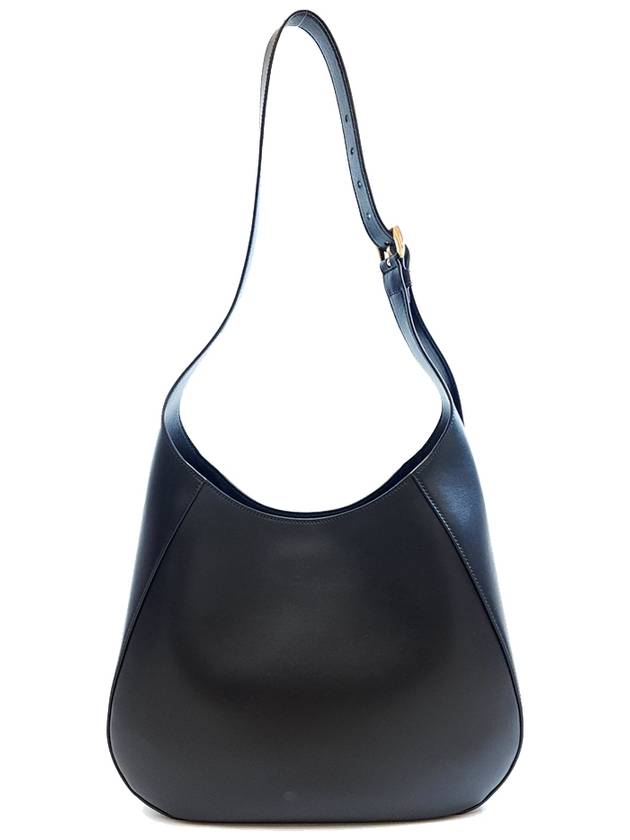 Triangle Logo Leather Shoulder Bag Black - PRADA - BALAAN 3