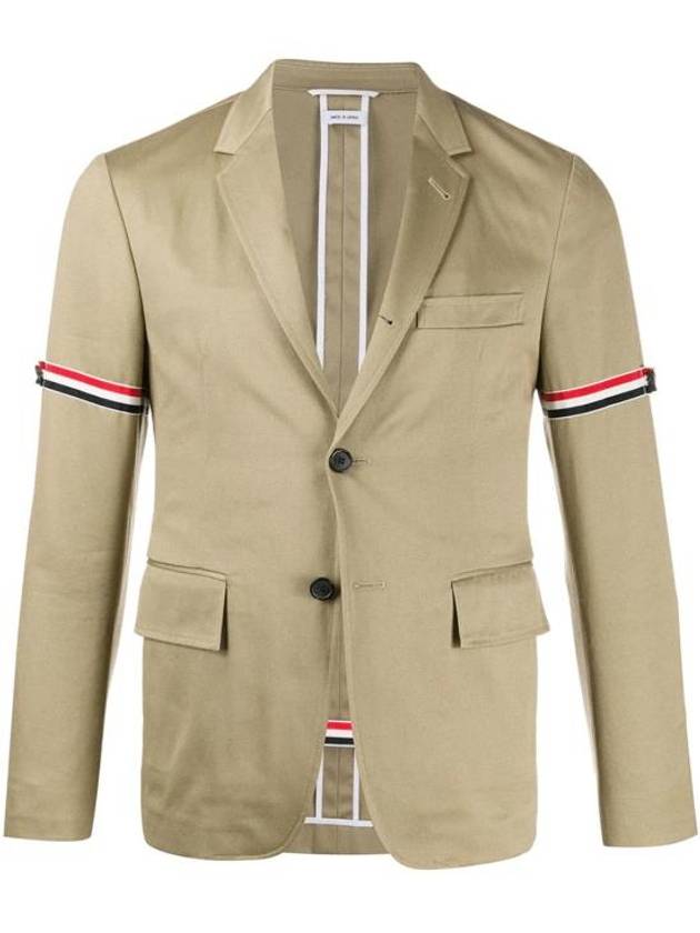 Armband Unconstructed Classic Jacket Navy Beige - THOM BROWNE - BALAAN 2