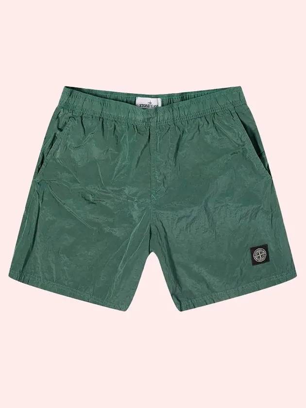 Nylon Metal Swimming Trunk Shorts Green - STONE ISLAND - BALAAN 2