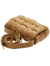 Cassette Intrecciato Padded Small Cross Bag Camel - BOTTEGA VENETA - BALAAN 5