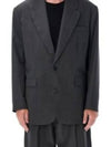 Relaxed Fit Suit Jacket Grey - ACNE STUDIOS - BALAAN 2