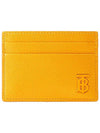 TB Grainy Leather Card Wallet Marigold - BURBERRY - BALAAN 3