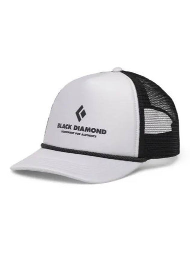 BLACK DIAMOND Flat Bill Trucker Hat AAAAP723049 - BLACK & BROWN - BALAAN 1