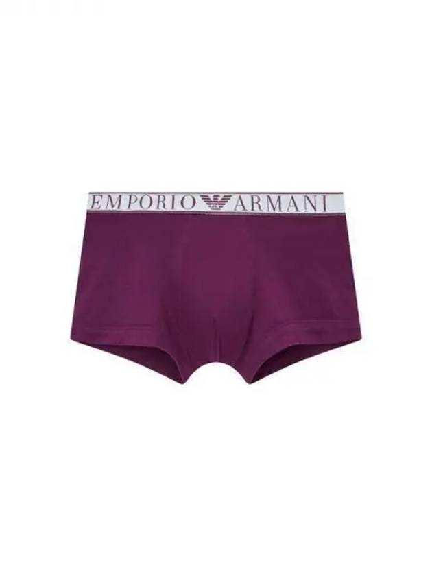 UNDERWEAR Men s Logo Band Solid Cotton Drawn Purple 271866 - EMPORIO ARMANI - BALAAN 1