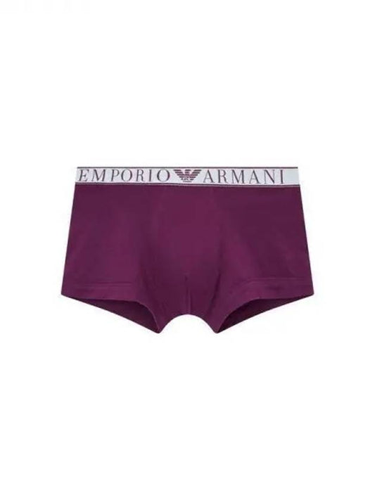 UNDERWEAR Men s Logo Band Solid Cotton Drawn Purple 271866 - EMPORIO ARMANI - BALAAN 1