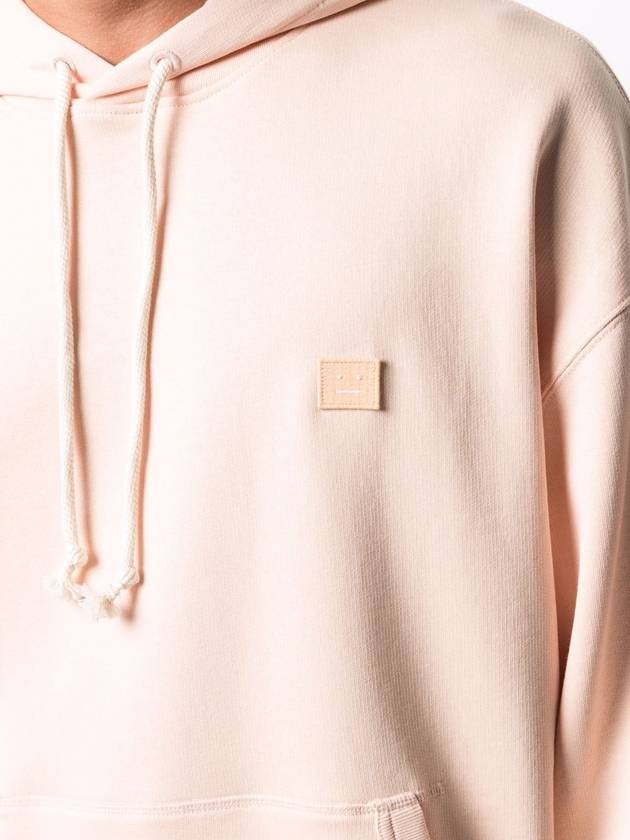 Farrin Face Oversized Hoodie Powder Pink - ACNE STUDIOS - BALAAN 7