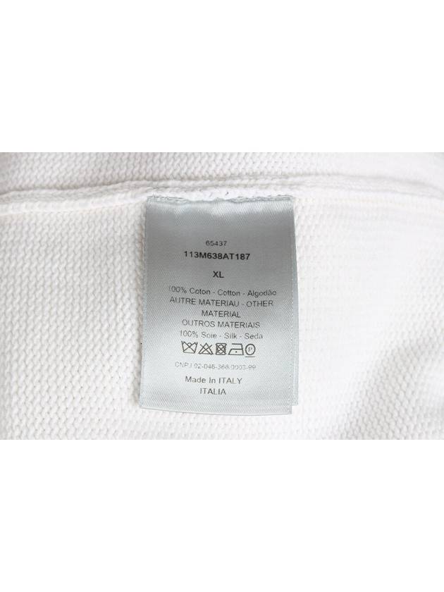 Oblique insert knit white XL - DIOR - BALAAN 9