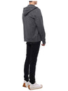 Tech Cotton Zip-Up Hoodie Dark Grey - BRUNELLO CUCINELLI - BALAAN 7