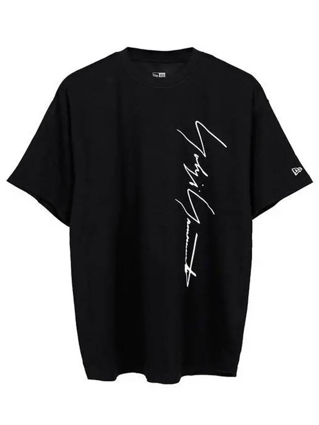 Logo Print Short Sleeve T-Shirt Black - YOHJI YAMAMOTO - BALAAN 2