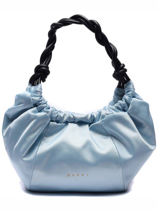 Nylon Hobo Shoulder Bag Blue - MARNI - BALAAN 3