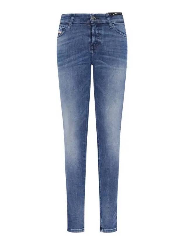 Washing Detail Easy Skinny Jeans Blue - DIESEL - BALAAN 1