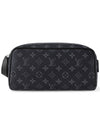 Louis Vuitton Dopp Kit Monogram Eclipse Pouch Bag Black - LOUIS VUITTON - BALAAN 2