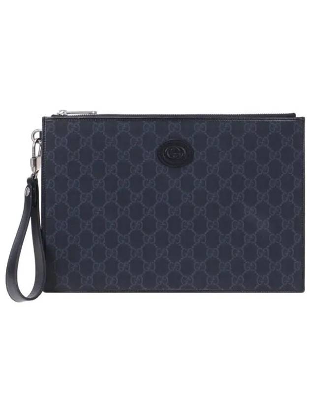 Interlocking G Clutch Bag Black - GUCCI - BALAAN 2