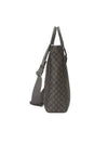 GG Supreme Fabric Leather Metal Logo Tote Bag Grey - GUCCI - BALAAN 5