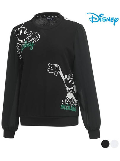 Disney Chiffon Sleeve Character Long Sleeve Round T-Shirt DO1LTR019 - DISNEY GOLF - BALAAN 2