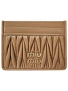 Materasse Nappa Leather Card Wallet Caramel - MIU MIU - BALAAN 2