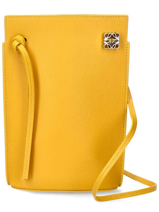 Dice Pocket Classic Calfskin Cross Bag Yellow - LOEWE - BALAAN 2