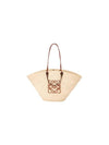 Large Anagram Basket Calfskin Tote Bag Natural Tan - LOEWE - BALAAN 1