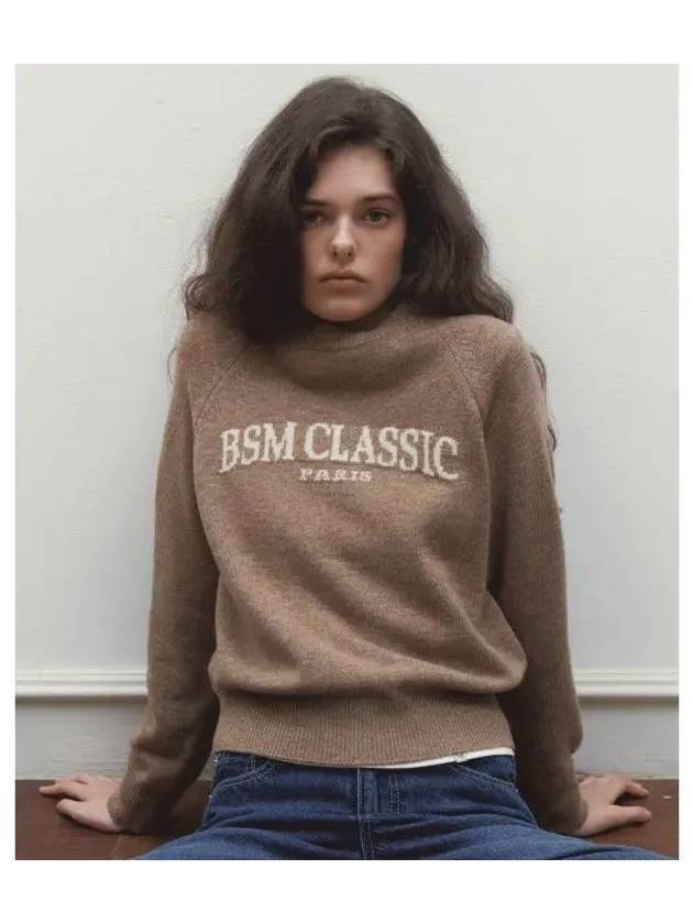 BSM CLASSIC KNIT PULLOVER MOCHACCINO - BENSIMON - BALAAN 1