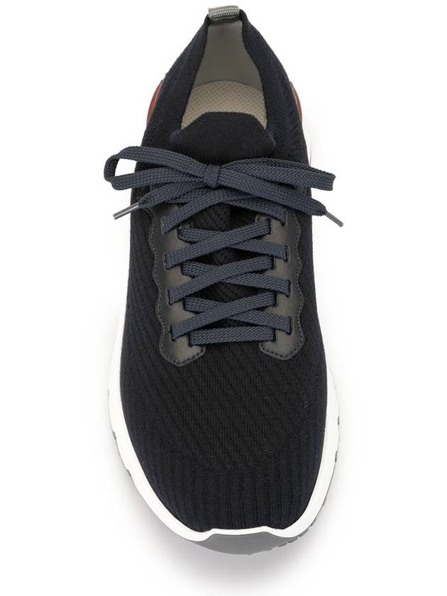 Knit Running Sneakers Navy - BRUNELLO CUCINELLI - BALAAN 5