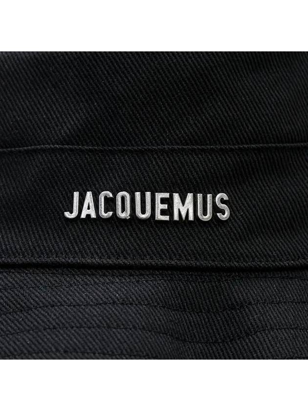 Le Bob Artichaut Bucket Hat Black - JACQUEMUS - BALAAN 3