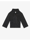 Plum Waist Belted Prunille Jacket Faded Black - ISABEL MARANT - BALAAN 2