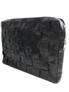 Bottega Veneta Black Cassette Clutch Bag - BOTTEGA VENETA - BALAAN 2