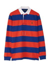 Striped Polo Shirt Orange Royal - POLO RALPH LAUREN - BALAAN 2