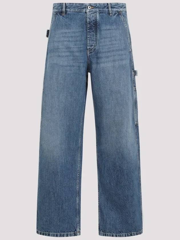 Cotton Straight Jeans Blue - BOTTEGA VENETA - BALAAN 2