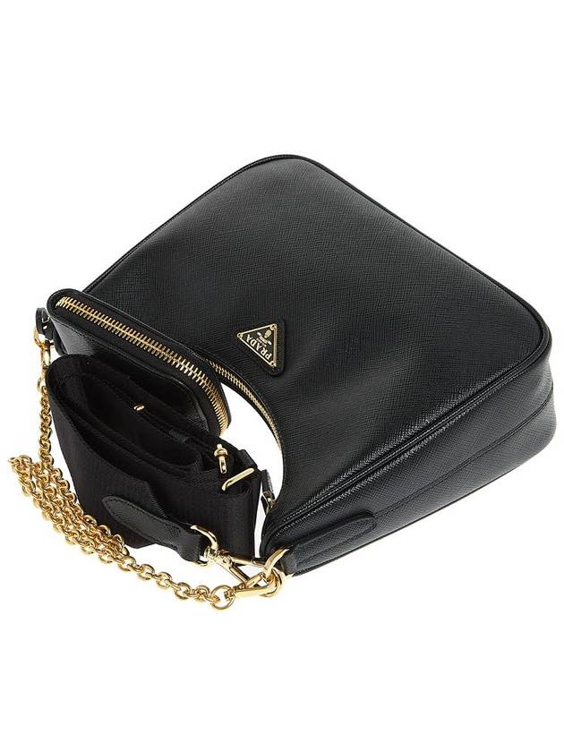 Re-Edition 2005 Saffiano Leather Shoulder Bag Black - PRADA - BALAAN 5