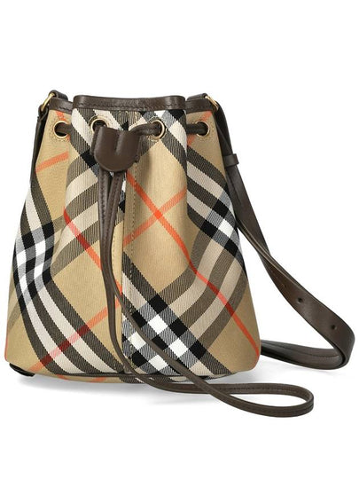 Check Bucket Bag Beige - BURBERRY - BALAAN 2